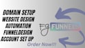 provide fg funnel design website and power dialer