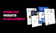 create  and optimize your business website in webflow