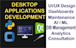 do python desktop application gui saas machine learning ai integration scraping