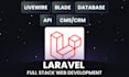do full stack web development with laravel