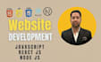 develop a modern responsive website using react and node js