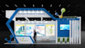 design 3d exhibition stand, trade show booth, kiosk, podium