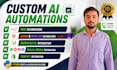 do ai agents n8n make com zapier telegram bot whatsapp shopify n8n automations