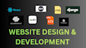 build a custom website using HTML CSS wordpress wix or squarespace