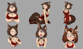 draw furry telegram stickers, telegram animated stickers, crypto, discord, emoji