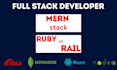 do full stack web developer ruby on rail mern and mean stack