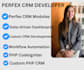 custom php crm, workflow, dashboard design, perfex crm, modules, php codeigniter