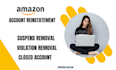 do amazon reinstatement, appeal letter, amazon suspension, amazon psa