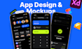 do UI UX app design, mobile app UI design in figma or xd