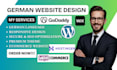 design, redesign german shopify store website, webshop, german wordpress website