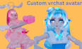 3d vrchat model, avatar, vtuber, vr character, custom avatar, anime modeler