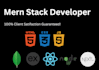 be your mern stack developer, full stack web developer