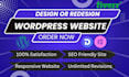 design elegant, stunning and creative wordpress website quick and urgent