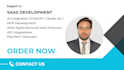 be your expert saas ai web developer