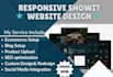 design, redesign and customize showit website or showit template