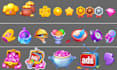 create high quality game assets objects icons and props