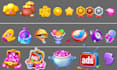 create high quality game assets objects icons and props