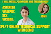 install setup troubleshoot asterisk vicidial 3cx vitalpbx