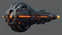 design a sci fi spaceship