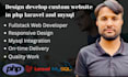 design develop custom website in php laravel mysql , laravel developer