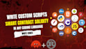 write custom script or smart contract any language solidity