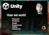 do unity game development, mobile game design and development, unity developer