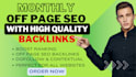 offer white hat backlinks along with monthly off page SEO services