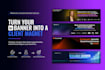 design a premium linkedin banner for executives and leaders