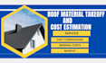 roof material takeoff and cost estimation