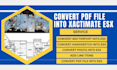 convert your PDF estimate into xactimate esx file