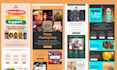 design canva newsletters, email design and editable email templates for brands