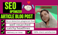 do SEO friendly content writing, bulk tech article writing