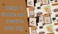 design a simple , creative tote bag