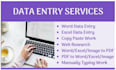 be your virtual assistant for web research, data collection, data entry, typing