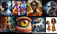create quick custom ai art using midjourney advanced