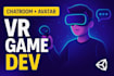 develop VR games, chat room and application in unity