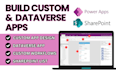 build custom power apps canvas apps power automate dataverse app sharepoint list