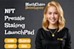 blockchain developer dapp presale staking  eth bnb  bsc volume maker