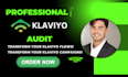 audit setup email marketing klaviyo flows klaviyo campaign audit klaviyo account