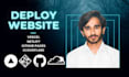 deploy your static website on vercel, netlify, github, and cloudflare