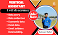 be a data entry expert for excel