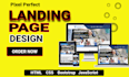 create responsive landing page, sales page, clone redesign website