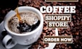design coffee tea shopify store coffee label shopify store coffee website