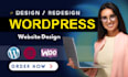 design clean and responsive wordpress website