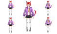 do live2d anime vtuber model, png tuber vtuber animation rig