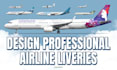 illustrate a professional airline livery