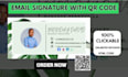 create a custom HTML email signature design with your logo