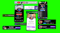 create social media streaming lower thirds