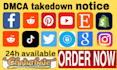 remove infringing, copyright,defamatory, harassing, negative, leaked, dmca, post