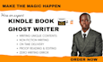 ghostwrite non fiction and fiction book and ebook writer kindle amazon KDP